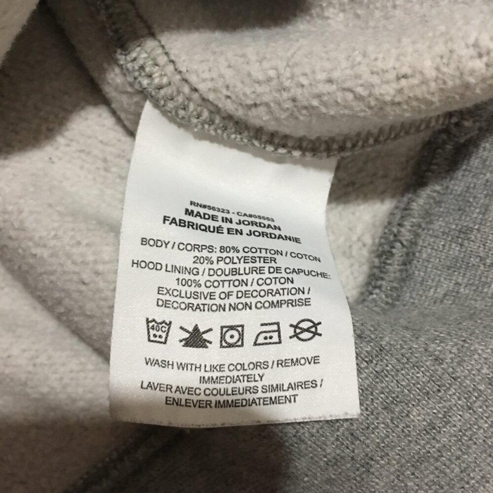 Nike Sportswear Club Fleece Hoodie Mens Medium Gray Sweatshirt - Picture 4 of 8